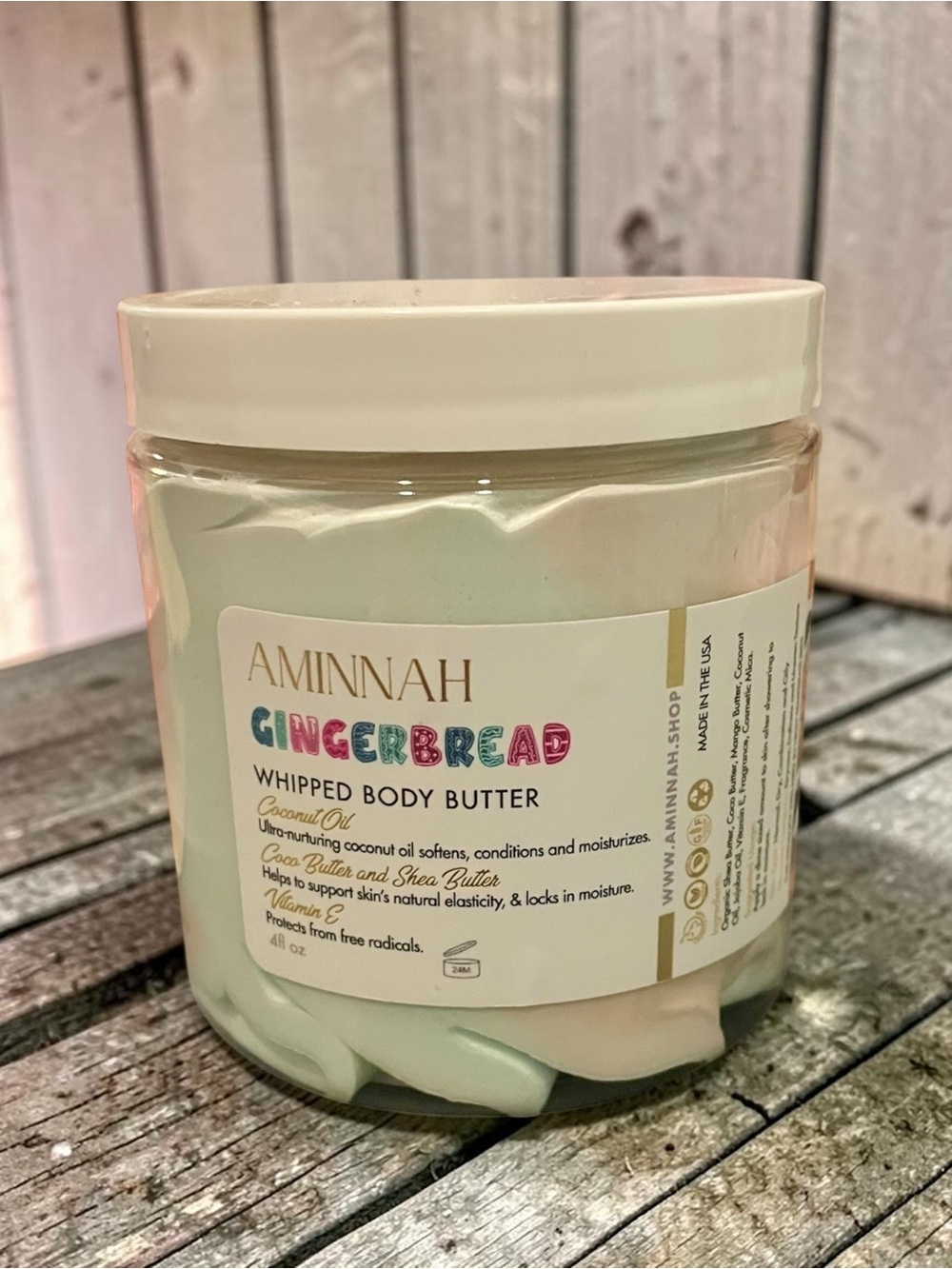 Aminnah Gingerbread Whipped Body Butter NWT